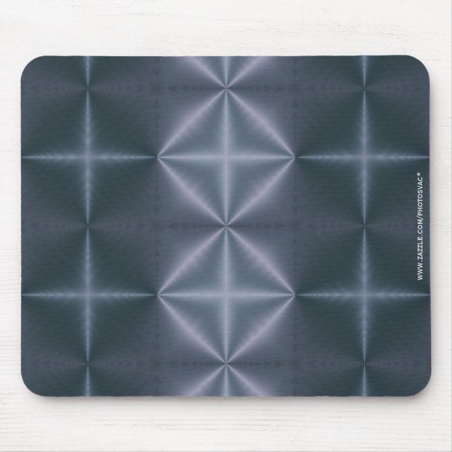 Blaue Diamanten Mousepad (Vorne)