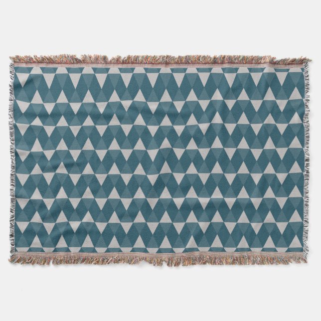 Blaue Diamantenmuster Decke (Vorderseite)