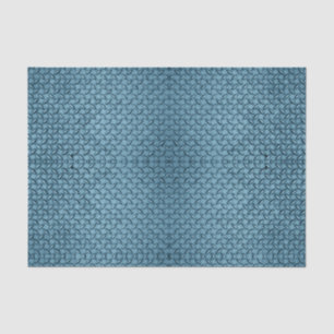 Blaue Diamantplatte Seidenpapier