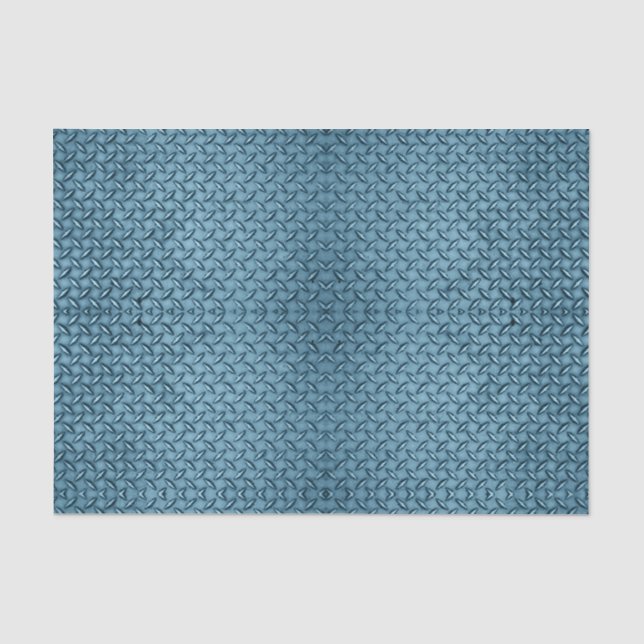 Blaue Diamantplatte Seidenpapier (Vorderseite)