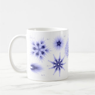 Blaue Diatomee-Kaffee-Tasse Tasse