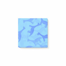 Blaue Dinosaurier Post-it-Notizen
