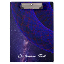 Blaue Donuts in der Weltraumklammer