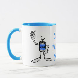 Blaue Dosenkreatur-Kaffeetasse Tasse