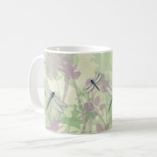 Blaue Drachenfliegen-Tasse Tasse