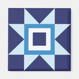 Blaue dunkle Sterne Textur Mode cooler Nachtjunge Magnet