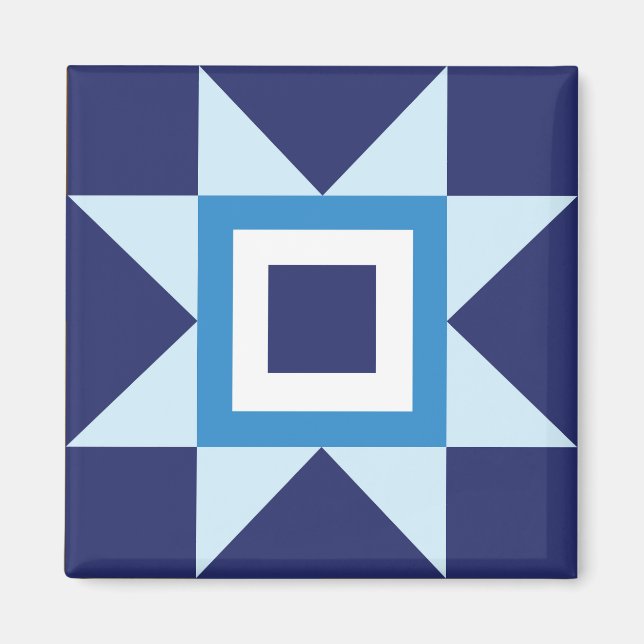 Blaue dunkle Sterne Textur Mode cooler Nachtjunge  Magnet (Vorne)