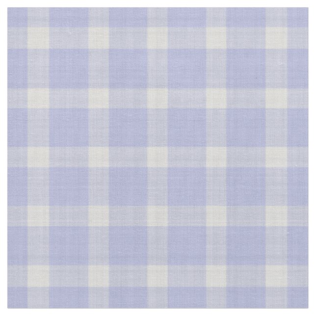 Blaue Dunst Karo Gingham Stoff (Nahaufnahme)