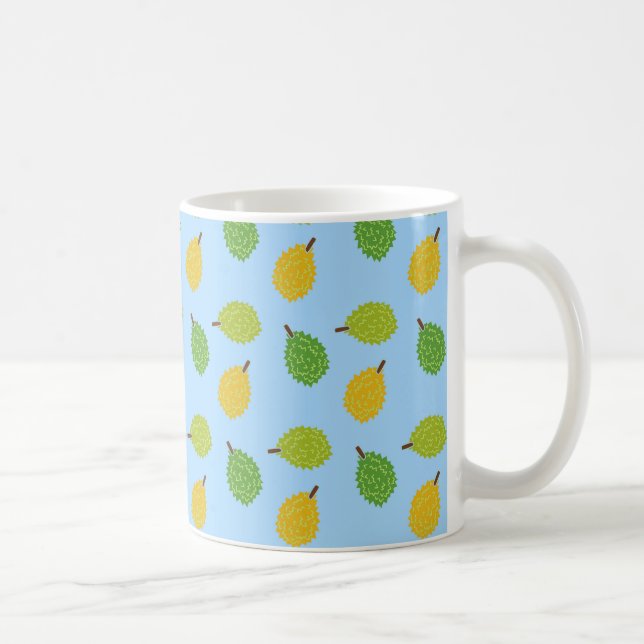 blaue Durianfrüchte Tasse (Rechts)