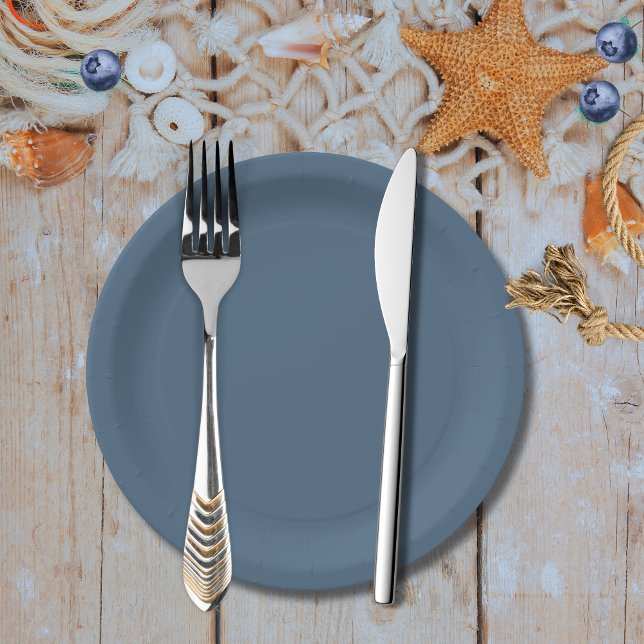 Blaue Dusche für die Nautikschiffe Pappteller (Von Creator hochgeladen)