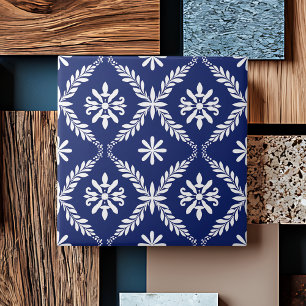 Blaue einfache moderne geometrische elegante abstr fliese
