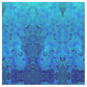 Blaue Eisbubbles Stoff