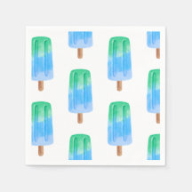 Blaue Eispops Geburtstag Junge