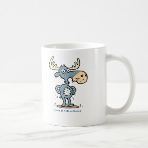 Blaue Elch-Tasse Tasse