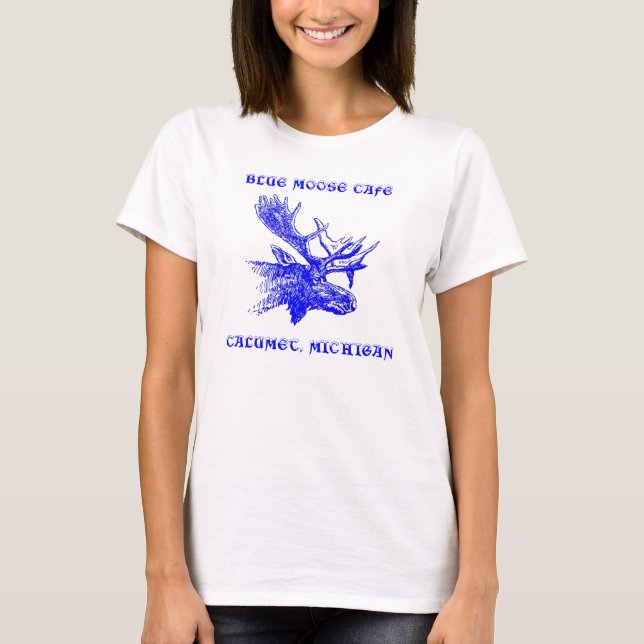 BLAUE ELCHE GEHEN SHIRT ~ EZ VORAN, UM BESONDERS (Vorderseite)