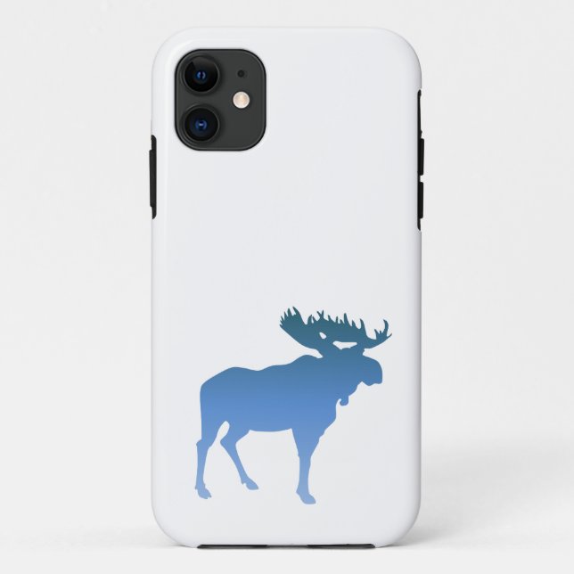 Blaue Elche Iphone Abdeckung Case-Mate iPhone Hülle (Rückseite)