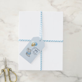 Blaue Elefant Geschenkanhänger