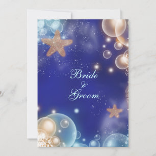 Blaue Elfenbein-Verlobung #2 Einladung