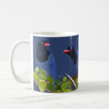 Blaue Elstermug