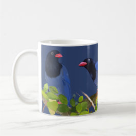 Blaue Elstermug Kaffeetasse
