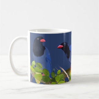 Blaue Elstermug Kaffeetasse