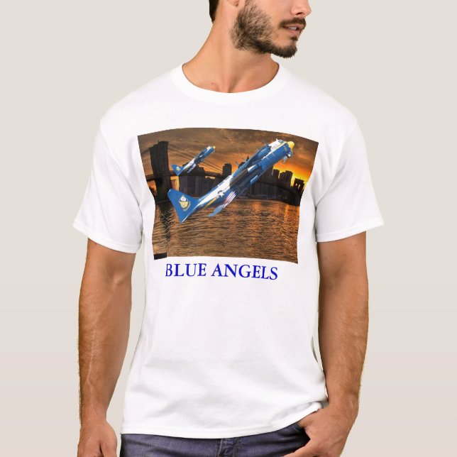 BLAUE ENGEL C-130 IM START DURCH DÜSENTRIEBWERKE T-Shirt (Vorderseite)