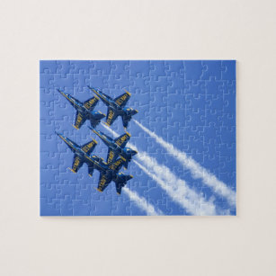 Blaue Engel Flyby während der 2006 Flotten-Woche Puzzle