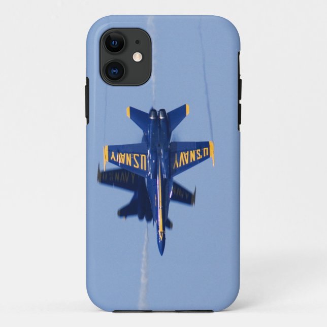 Blaue Engel führen Messerschneidedurchlauf während Case-Mate iPhone Hülle (Rückseite)