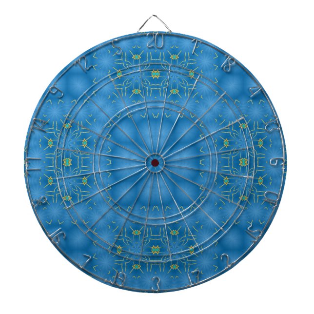 Blaue Erinnerungen Dartscheibe (vorne)