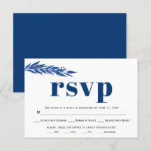 Blaue Eukalyptus Zweigmehl Wahl Hochzeit RSVP