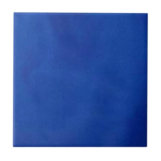 Blaue Eurofliese Fliese (Vorderseite)