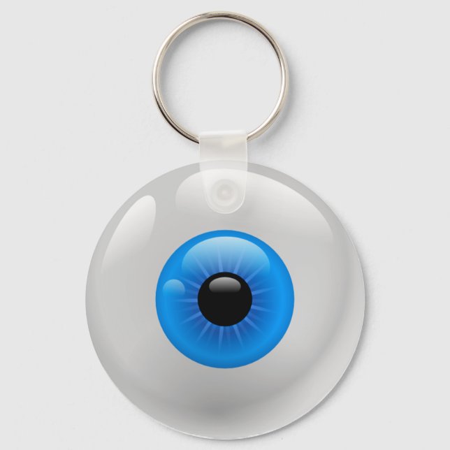 BLAUE EYBALL SCHLÜSSELANHÄNGER (Vorderseite)