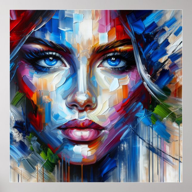 BLAUE EYES POSTER (Vorne)