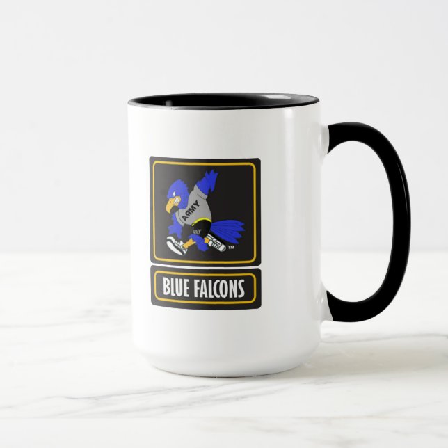 Blaue Falke-Wecker-Tasse Tasse (Rechts)