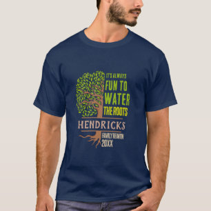Blaue Familienbaum-Themen-T-Shirts für Familientre T-Shirt