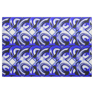 Blaue Fantasie Stoff