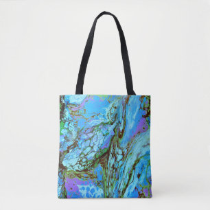 Blaue Fantasie-Tasche