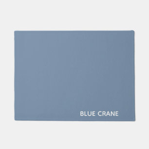 Blaue Farbe des Krans Fußmatte