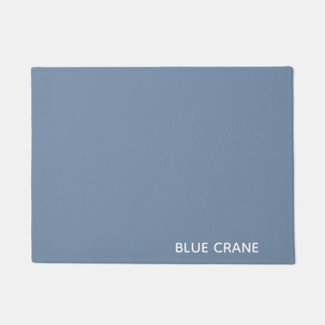 Blaue Farbe des Krans Fußmatte (Vorderseite)