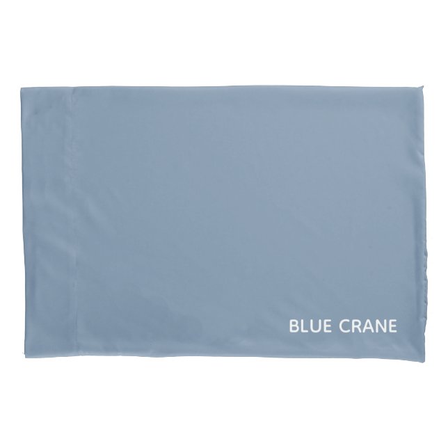 Blaue Farbe des Krans Kissenbezug (Vorderseite)