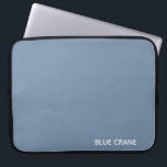 Blaue Farbe des Krans Laptopschutzhülle<br><div class="desc">Blaue Farbe des Krans</div>