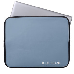 Blaue Farbe des Krans Laptopschutzhülle