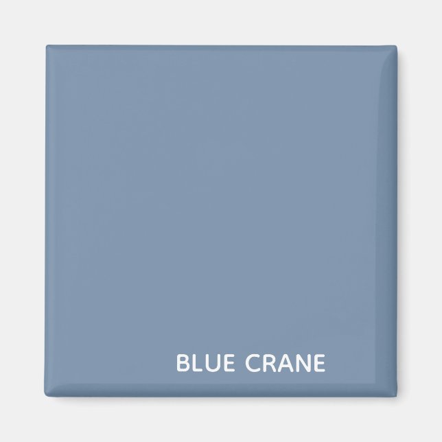 Blaue Farbe des Krans Magnet (Vorne)