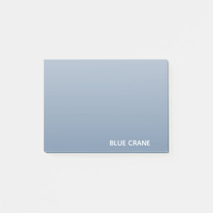 Blaue Farbe des Krans Post-it Klebezettel