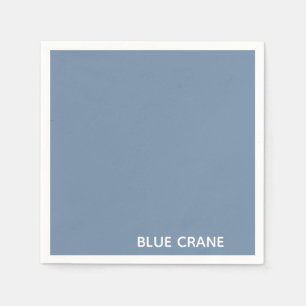 Blaue Farbe des Krans Serviette