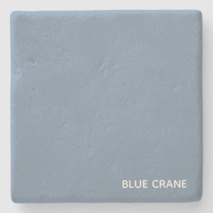 Blaue Farbe des Krans Steinuntersetzer