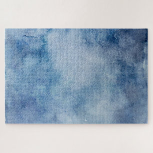 Blaue Farbe Puzzle