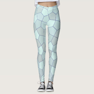 Blaue Farben Abstrakt Leggings