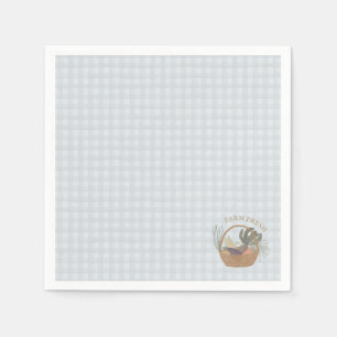 Blaue Farmers Market Farm Fresh Serviette