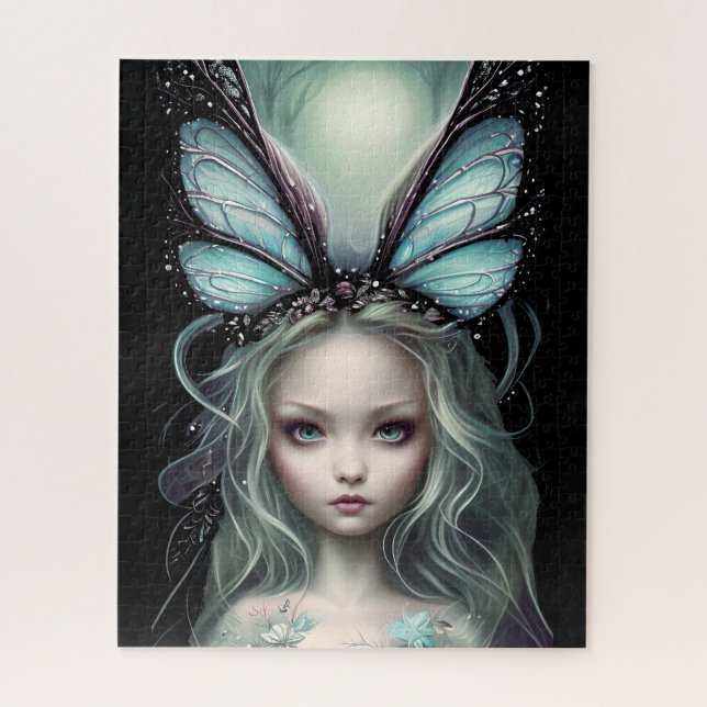 Blaue Fee  Puzzle (Vertikal)